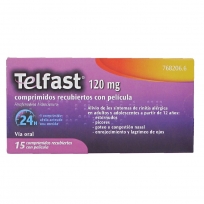 TELFAST 120 mg COMPRIMIDOS...